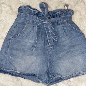 High Rise Vintage Stretch Mom Shorts